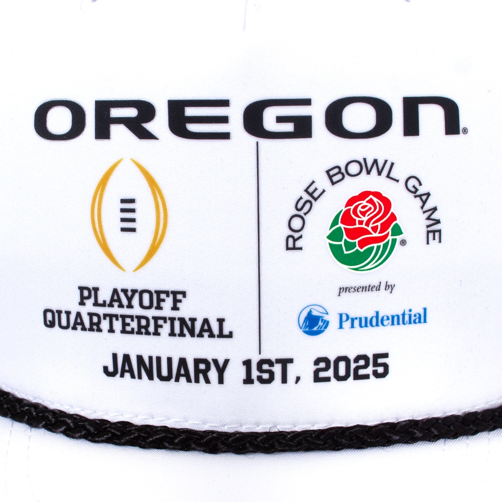 Rose Bowl, McKenzie SewOn, White, Trucker, Accessories, Unisex, Football, Arched Oregon, Adjustable, Hat, 921121